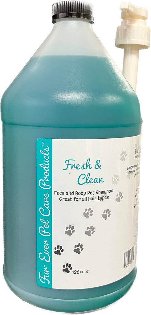 Fresh & Clean Face and Body Pet Shampoo, 128oz