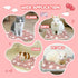 2 Pack 10 13 Inch Bunny Bed - x Rabbit Pee Pads Bedding - Washable and Thickness Upgrade(Pink,M)