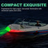 TRUTIDAL 12V Bow Lights for Boats,Boat Navigation Lights LED Waterproof Red and Green boat running lights for Fishing