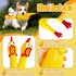Xeehwb Chicken,12 Inch Rubber Yellow Screaming Chicken Dog Toys,Squeeze Squawking Chickens,Prank Noise Maker Dog Toys