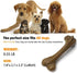 Tough Dog Toys for Aggressive Chewers, Indestructible Nylon Bones, Durable Puppy Teething Toys, Interactive Toys for