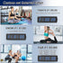 Independent Button Type Gym Interval Timer - 1.5-inch Blue, Suitable for Home, School, Gym Exercise, Weightlifting,
