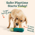 WOOF BullySafe Durable Dog Chew Holder, Safe Bully Stick Holder for Long-Lasting Play, Easy to Clean.