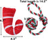 JPB 4 Pack Christmas Dog Toys - Squeaky Plush Puppy Toy for Small Dogs