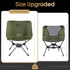Backpacking 330 lbs MOON LENCE Portable Camping Chair, Lightweight Folding Hiking Chair, Plus Size Compact Yet, Support