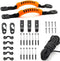 Kayak Carry Handle Rigging Kit, 15 FT 6mm Elastic Bungee Cord Replacement Parts for Kayaks and Canoes