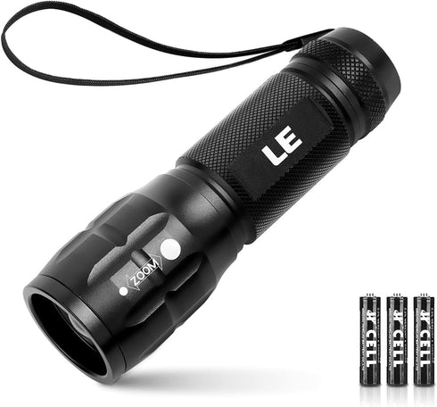 Lighting EVER LED Flashlights - High Lumens Small Waterproof Flashlight with Adjustable Brightness for Outdoor