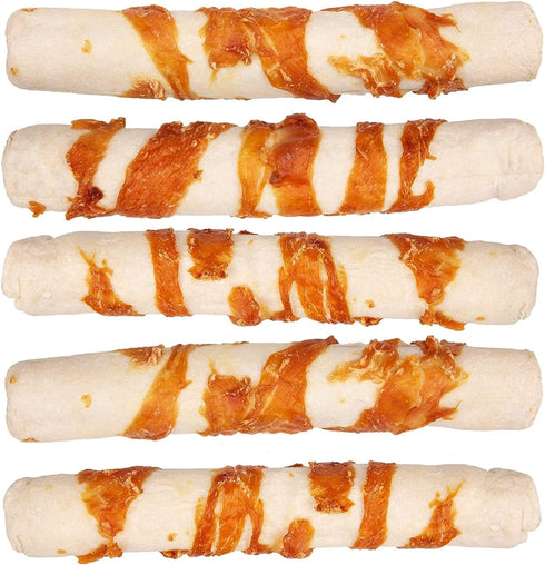 Better Belly Proteins with Real Venison Large Rolls 3 Count - Digestible Rawhide for Dogs, 12.1 Ounce