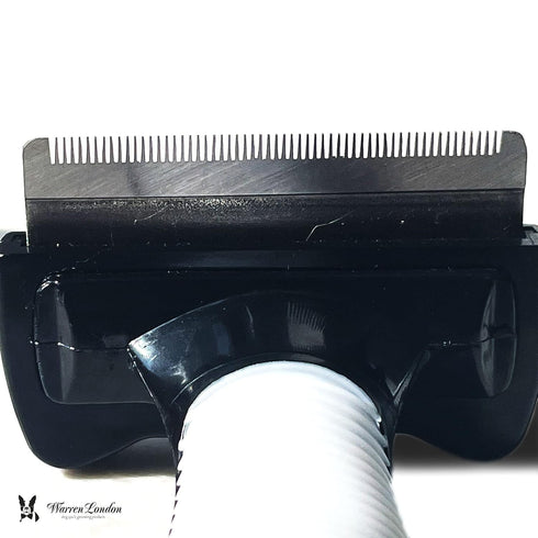 Deshedding Dog Brush by Warren London | Stainless Steel Deshedding Tool for Short Hair - Medium Dogs