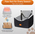 VibeBay 35lbs Dog Car Seats for Small Medium Dogs Up to | Elevated Dog Booster Seat with Detachable Washable Cover