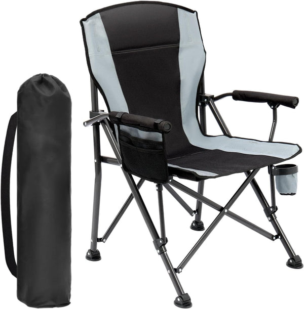 Oversized Folding Camping Chair for Adults, Supports 450 LBS Camping Chairs, Heavy