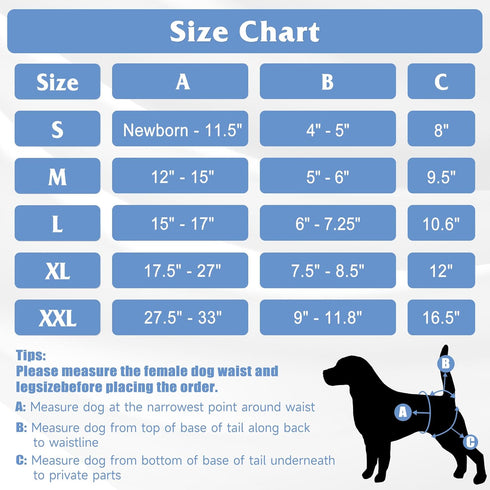 5pcs,Reusable Dog Diapers Female Dog Doggie Puppy Doggy Diapers Female, Period Panties in Heat, Lamb, XLarge