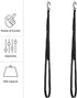 Single Kayak Rack, 55lb Capacity Wall or Ceiling Storage Straps for Surfboards, Paddleboards, Canoe