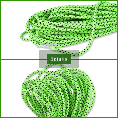 Tent Rope, Outdoor Camping High Strength Polyester Reflective Tent Guyline Rope Guy Line Cord Camping Tents and Accessories by VGEBY