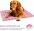 Mora Pets Dog Bed Crate Pad, Ultra Soft Washable Mat with Cute Star Print for Large Medium Small Dogs (35 x 22.8 inch,