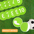 KaiYeA 10Pcs Spot Markers Numbered Floor Spot Markers Speed Agility Gym Floor Exercise Anti Slip Training Mat for Kids