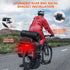 ONVIAN Smart Bike Tail Light with Turn Signals - Rechargeable Auto-Sensing Light for Rear Bike Rack, Waterproof