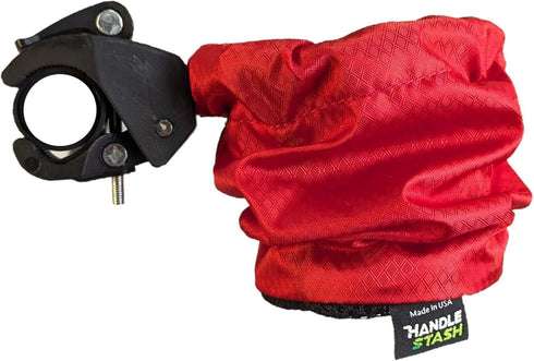 Shock-Absorbing Bike Cup Holder (Red Hot Diamond) | Fits All Handlebars |