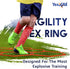 Yes4All Hex Agility Rings/Speed Rings with Carrying Bag for Agility Training