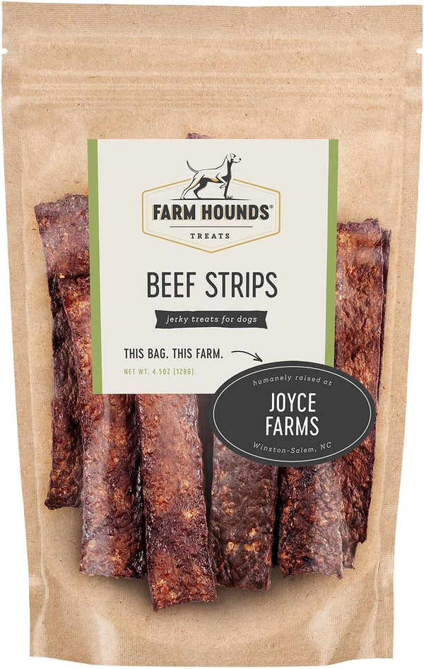 Farm Hounds - Beef Strips - Premium Natural Beef Jerky for Dogs