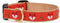 Up Country Foxy Pattern Dog Collar, Small (9 to 15 Inches) 5/8 Inch Narrow Width