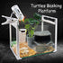 Tfwadmx Turtles Basking Platform, Reptile Habitat Hiding Cave for Frogs, Newts, Snakes, Chameleons