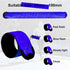 LED Safety Wristband Lights - 2 Pack Rechargeable Light Up Arm Ankle Band Kids Magic Slap Glow Bracelets Reflective Belt High Visibility for Night Cycling Walking Joggers Running Gear