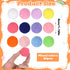 Ouligay 50 1.2 Inch PCS Silent Cat Pom Pom Balls Soft Cat Toys Balls Plush Cats Ball Interactive Lightweight Assorted