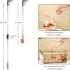 Compact Aquarium Siphon Vacuum and Water Changer Kit with Cleaning Brush for Small Fish Tanks