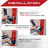 Yes4All 350 LBS Capacity Dip Bars for 2x2 with 1" SIDE Hole Power Cage, Squat Rack Attachments for Dips, Pull Up,