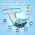3 Pack Pet Soft Female Dog Diapers - Washable Dress-Style Dog Diapers Female for Girl Dogs in Heat - Reusable Doggy