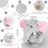 Dog Toys for Small Medium Large Dogs, Plush Animal Interactive Puppy Toys, Cute Squeaky Elephant Dog Toy