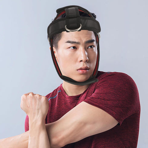 GANAZONO Neck Support Head Harness for Weight Lifting, Neck Trainer Fitness Equipment for Strength Training
