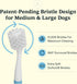 360, 2 Jasper Macrobrush Dog Toothbrush for Medium to Large Dogs, Soft-Bristled Dog Tooth Brushing Kit - Premium