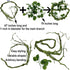 Reptile Plant for Bearded Dragon Tank Accessories, Terrarium Plant Artificial Decor for Snake Cage, Fake Plant