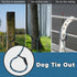 Long Dog Leash Tie-Out Check Cord, 16FT/30FT/50FT/100FT Heavy Duty Recall Training Rope Leash for Dogs