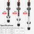 FEDOUR 50W 100W 300W Submersible Glass Aquarium Heater for Fresh and Salt Water (100W)