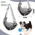 Small Dog Sling Carrier, Breathable Mesh Adjustable Pet Sling with Zipper Pocket for Small Medium Dogs Cats (up to 5