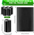 15L 5 Pack 100 Dog Waste Bags for Dog Poop Trash Can, Rolls Totaling Bags, Black, Unscented