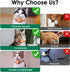 ZFSJTAG GPS Tracker for Cats, Cat GPS Tracker, Compatible with Apple Find My App (Only iOS), No Monthly Fee, Waterproof