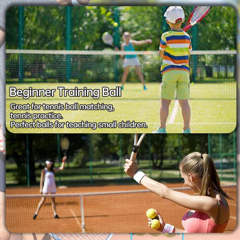 12 Pack Magicorange Tennis Balls, Advanced Training Tennis Balls Practice Balls, Come with Mesh Bag for Easy Transport