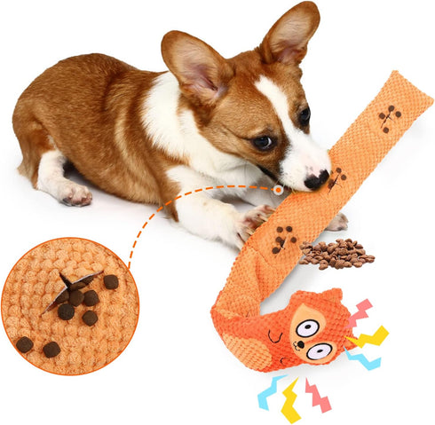 Squeak Dog Puzzle Toys for IQ Training, Snuffle Toys for Puppy Foraging Instinct