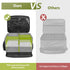 Golf Trunk Organizer Storage - Separate Compartment for 2 Pair Shoes up to US Mens 16, Golf Car Locker for Balls, Tees,
