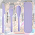 Reusable Utensils Set with Case, Portable Wheat Straw Cutlery Set, BPA-Free Knife Spoon Fork for Travel (Purple, 1)