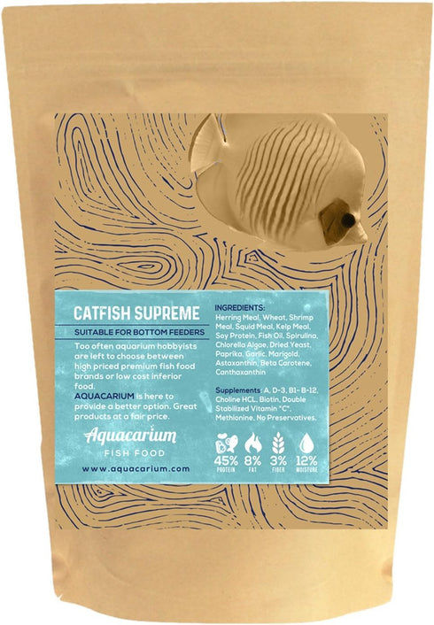 ANGIEHAIE Y.F.S. Catfish Shrimp Sticks - 1/2 LB Tropical Bulk Bottom Feeder Fish Food Pellets