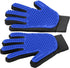 New Double-Sided Gloves for Cats and Dogs with Bath Massage,Deshedding Brush Glove, Five Fingers with 259 Silicone Needles,Effective in Removing Pet Floating Hair, Universal Both Hands Glove