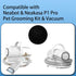 6 Pack Sponge Filter Compatible with Neabot & Neakasa P1 Pro Pet Grooming Kit & Vacuum