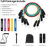WHATAFIT Resistance Bands for Working Out, Exercise Bands with Handles for Men and Women Fitness