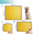 Zhirexin Lemon Yellow Washable Pee Pads for Dogs,Absorbent Reusable Puppy Pads Pet Training Pads for Whelping, Playpen