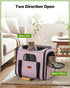 15lbs,with Morpilot Portable Cat Carrier - Soft Cat Carrier for Medium Cats and Puppy up to Dual-Sided Cushion, Secure
